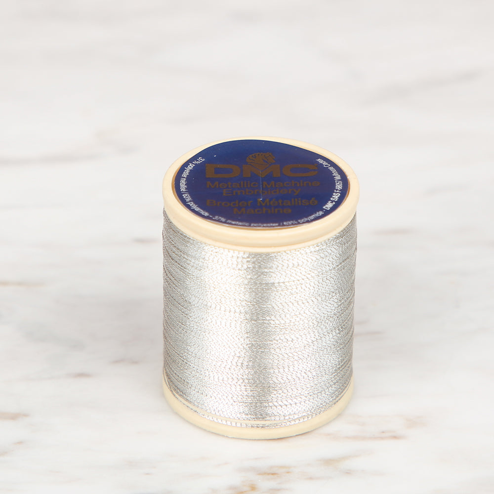 Dmc Display Reel Machine Embroidery Thread Silver - M168