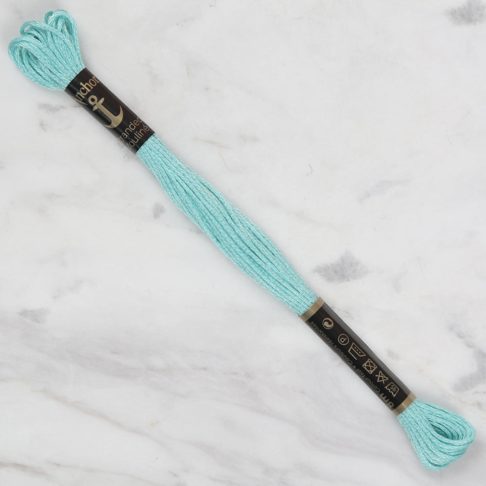 Anchor Stranded Mouline Embroidery Thread, 8m, Green - 0185