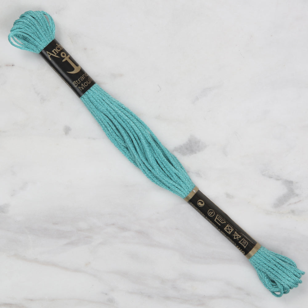 Anchor Stranded Mouline Embroidery Thread, 8m, Green - 0187