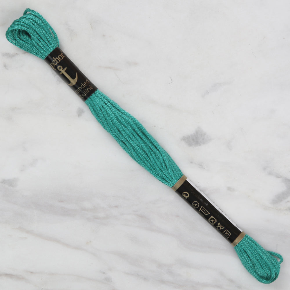 Anchor Stranded Mouline Embroidery Thread, 8m, Green - 0188