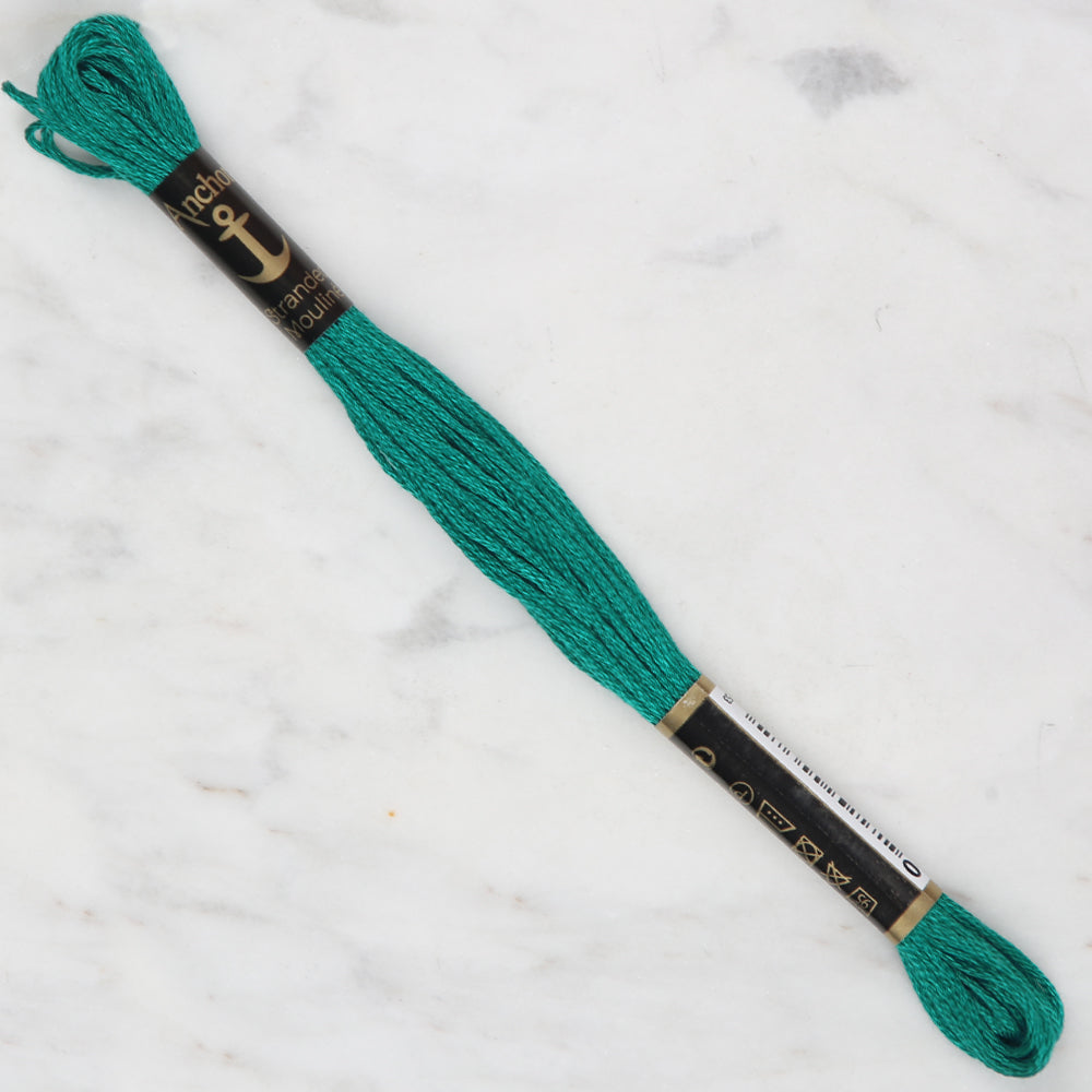 Anchor Stranded Mouline Embroidery Thread, 8m, Green - 0189