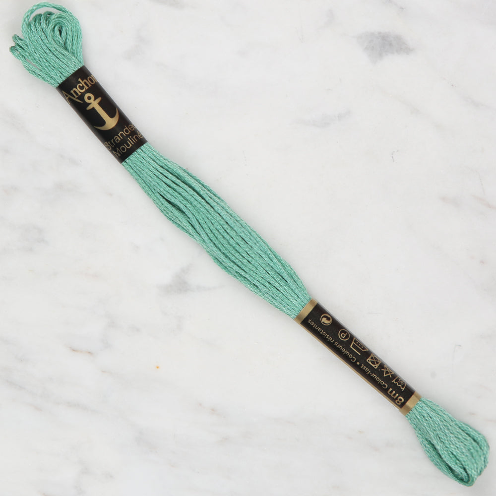 Anchor Stranded Mouline Embroidery Thread, 8m, Green - 0208