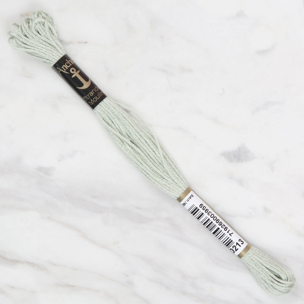 Anchor Stranded Mouline Embroidery Thread, 8m, White - 0213