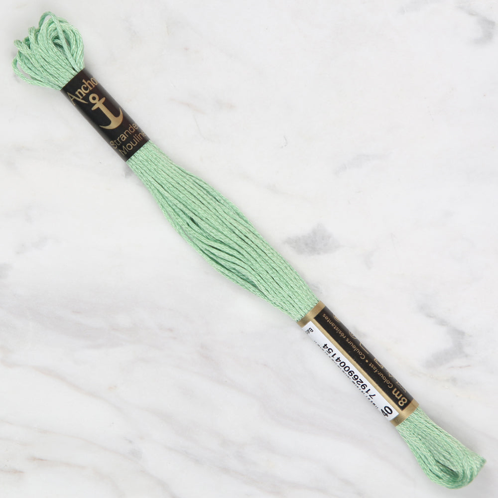 Anchor Stranded Mouline Embroidery Thread, 8m, Green - 0240