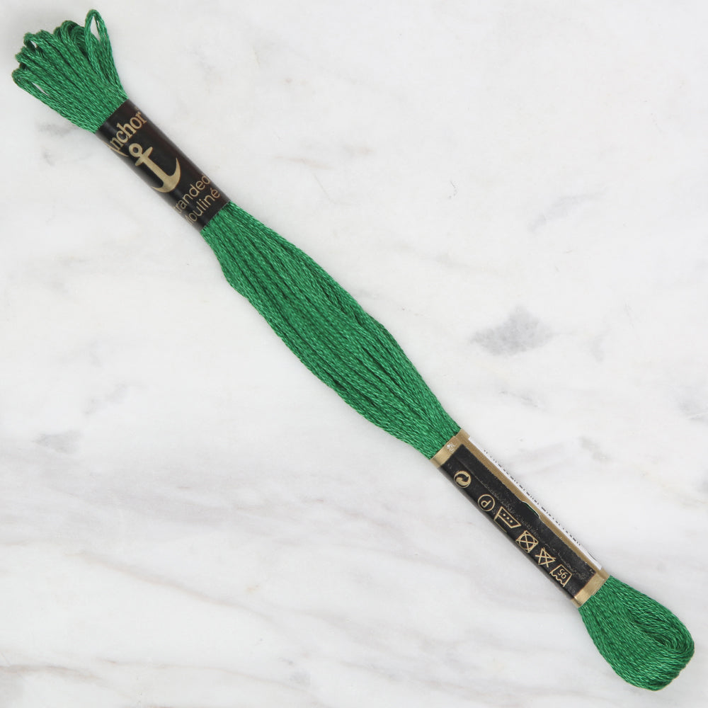 Anchor Stranded Mouline Embroidery Thread, 8m, Green - 0245