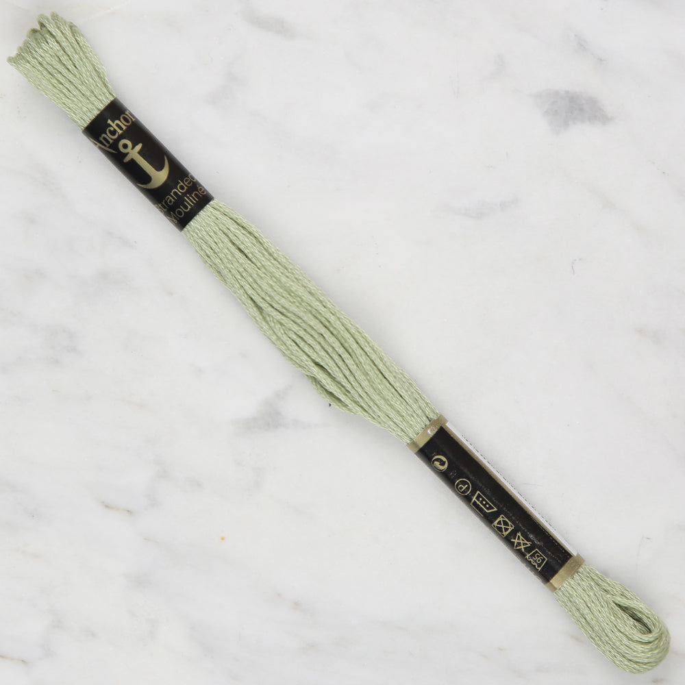 Anchor Stranded Mouline Embroidery Thread, 8m, Green - 0260