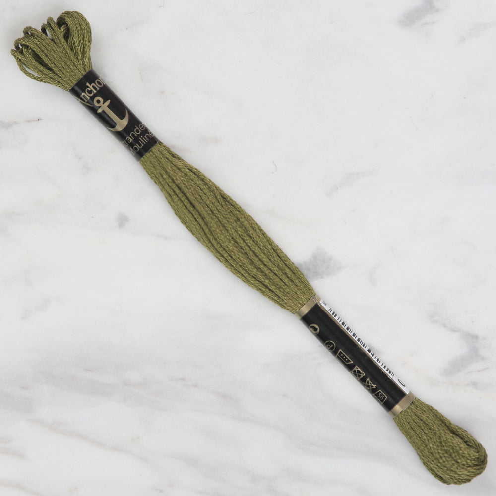 Anchor Stranded Mouline Embroidery Thread, 8m, Green - 0281