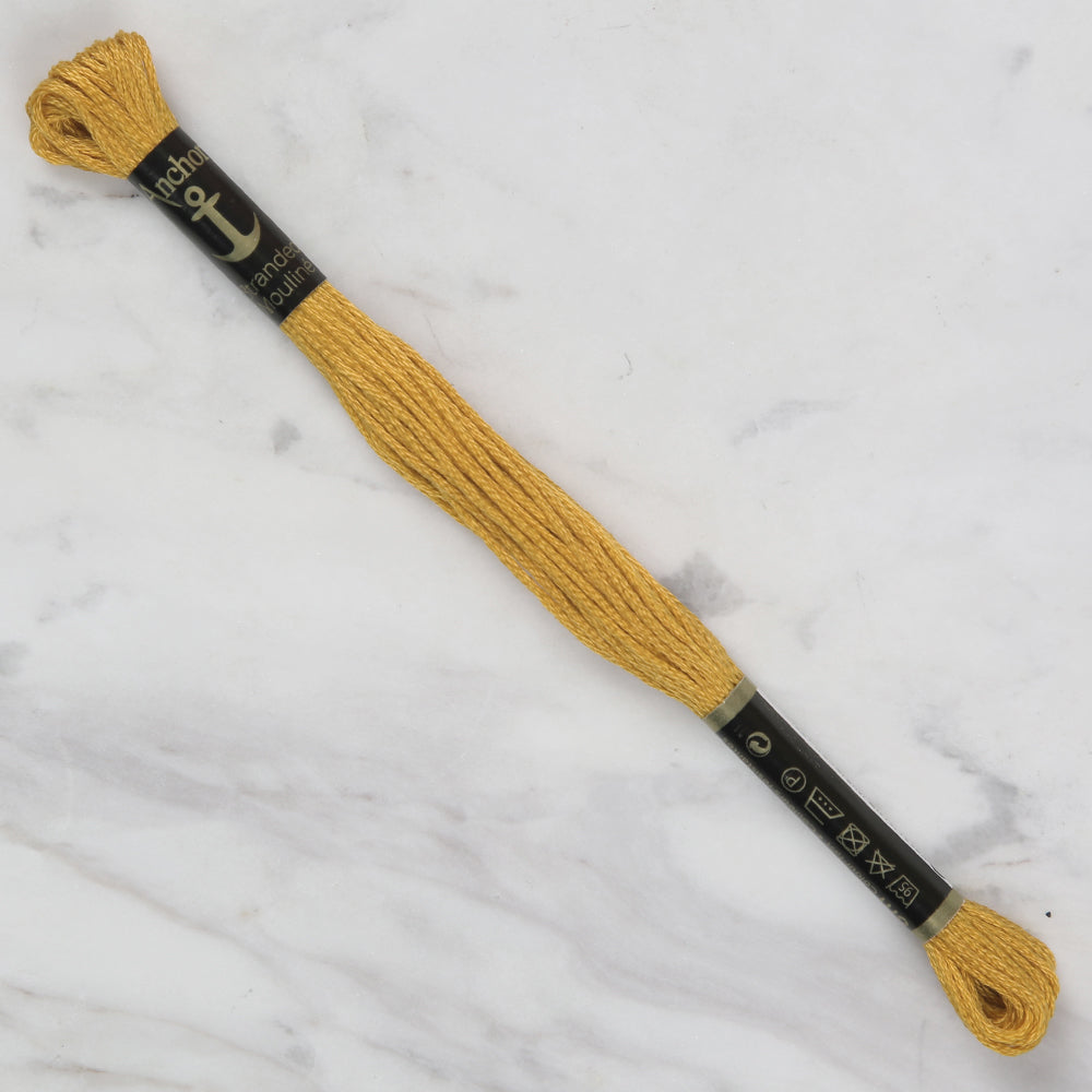 Anchor Stranded Mouline Embroidery Thread, 8m, Orange - 0307