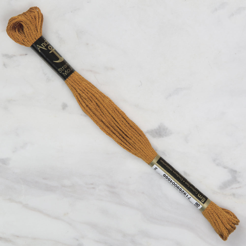 Anchor Stranded Mouline Embroidery Thread, 8m, Brown - 0308