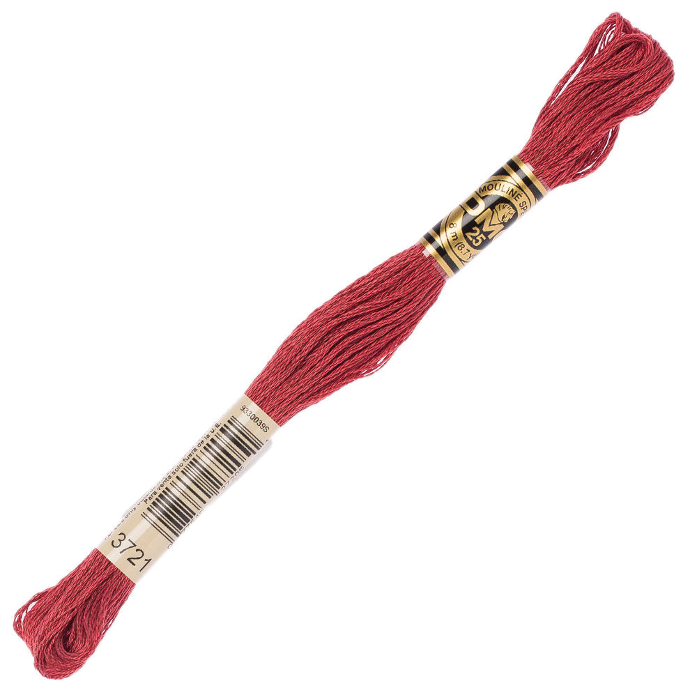 DMC Mouline Special 8 m Embroidery Thread, Claret- 3721