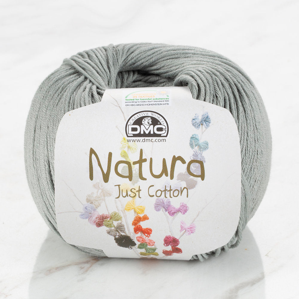 DMC Natura Just Cotton Knitting Yarn, Grey - N09