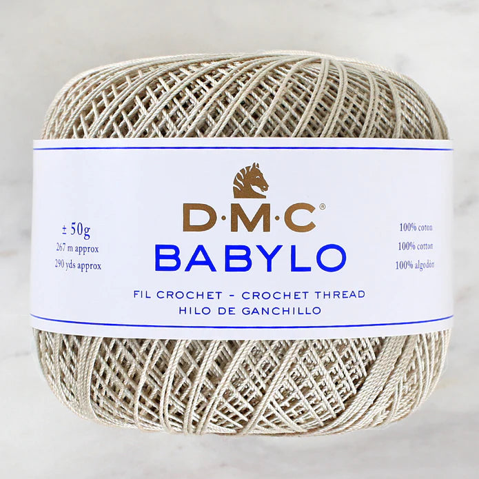 DMC Babylo 50g Cotton Crochet Thread No:10, Stone Color - 822