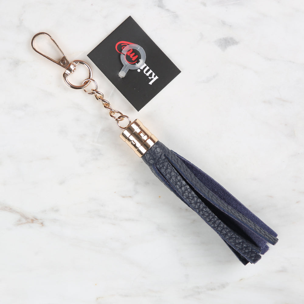 Knitme Bag Tassel Navy Blue BA-0009