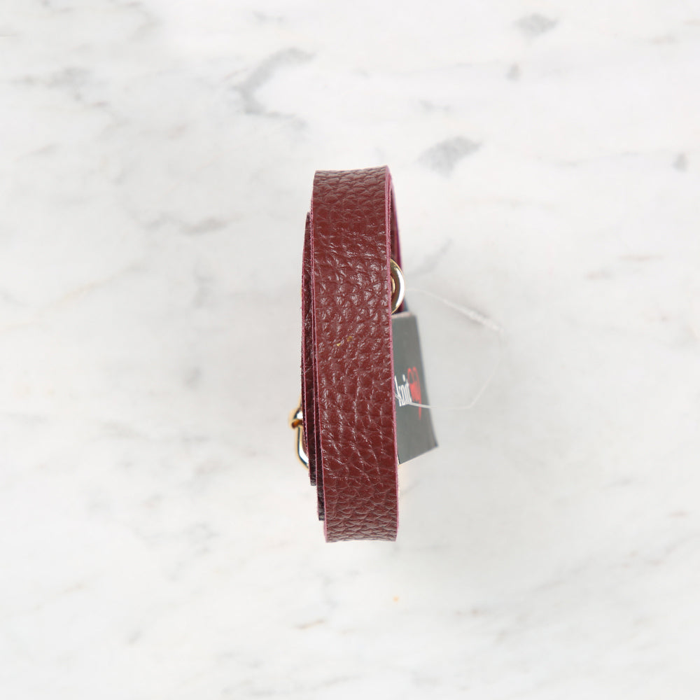 Knitme Sliding Buckle Bag Strap 135x1.5 cm Claret Red BA-0001