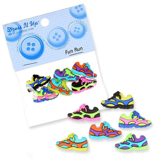 Dress It Up Creative Button Assortment, Sneakers - 4271