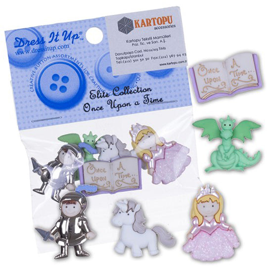 Dress It Up Creative Button Assortment, Once Upon a Time - 7021