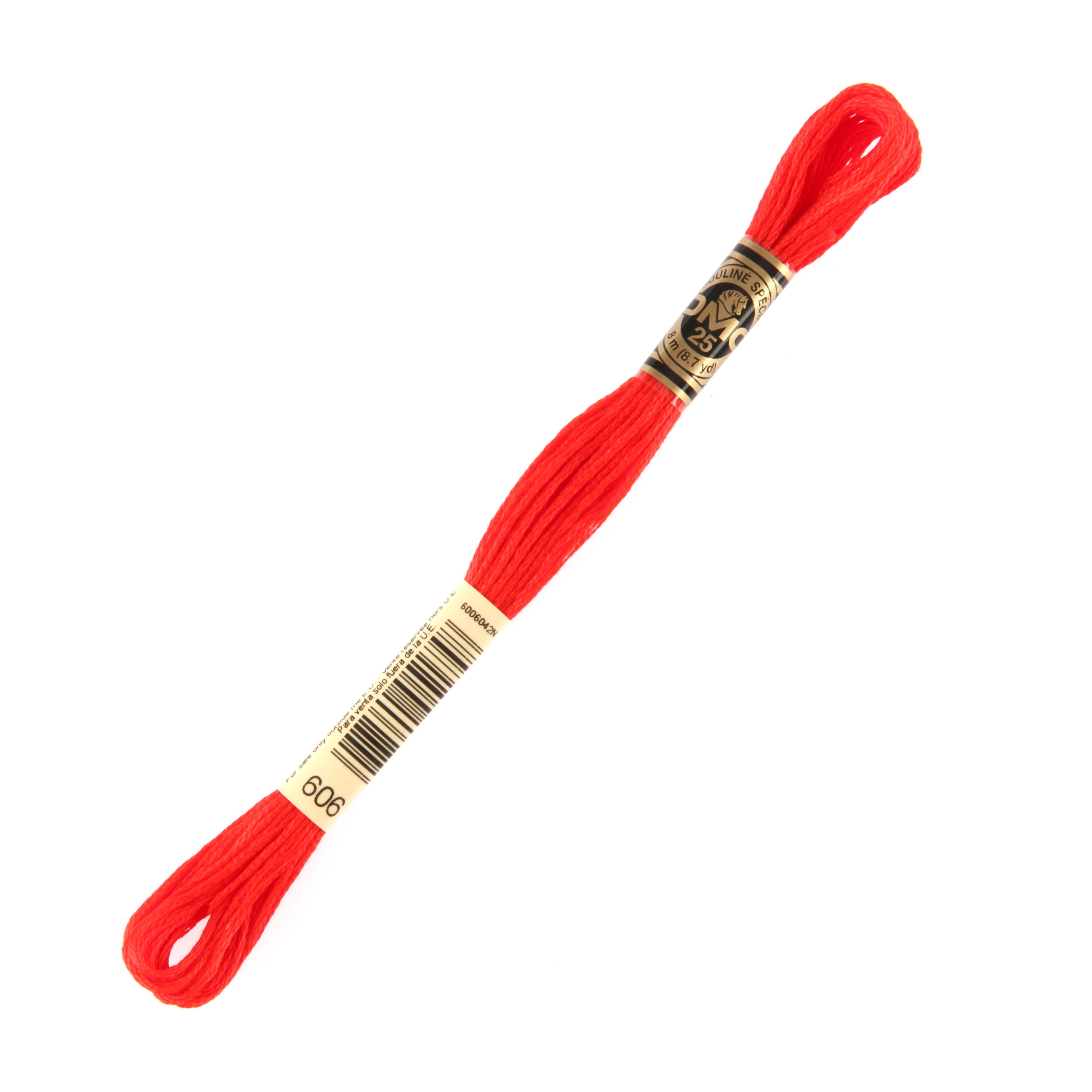 DMC Mouline Special 8 m Embroidery Thread, Red - 606