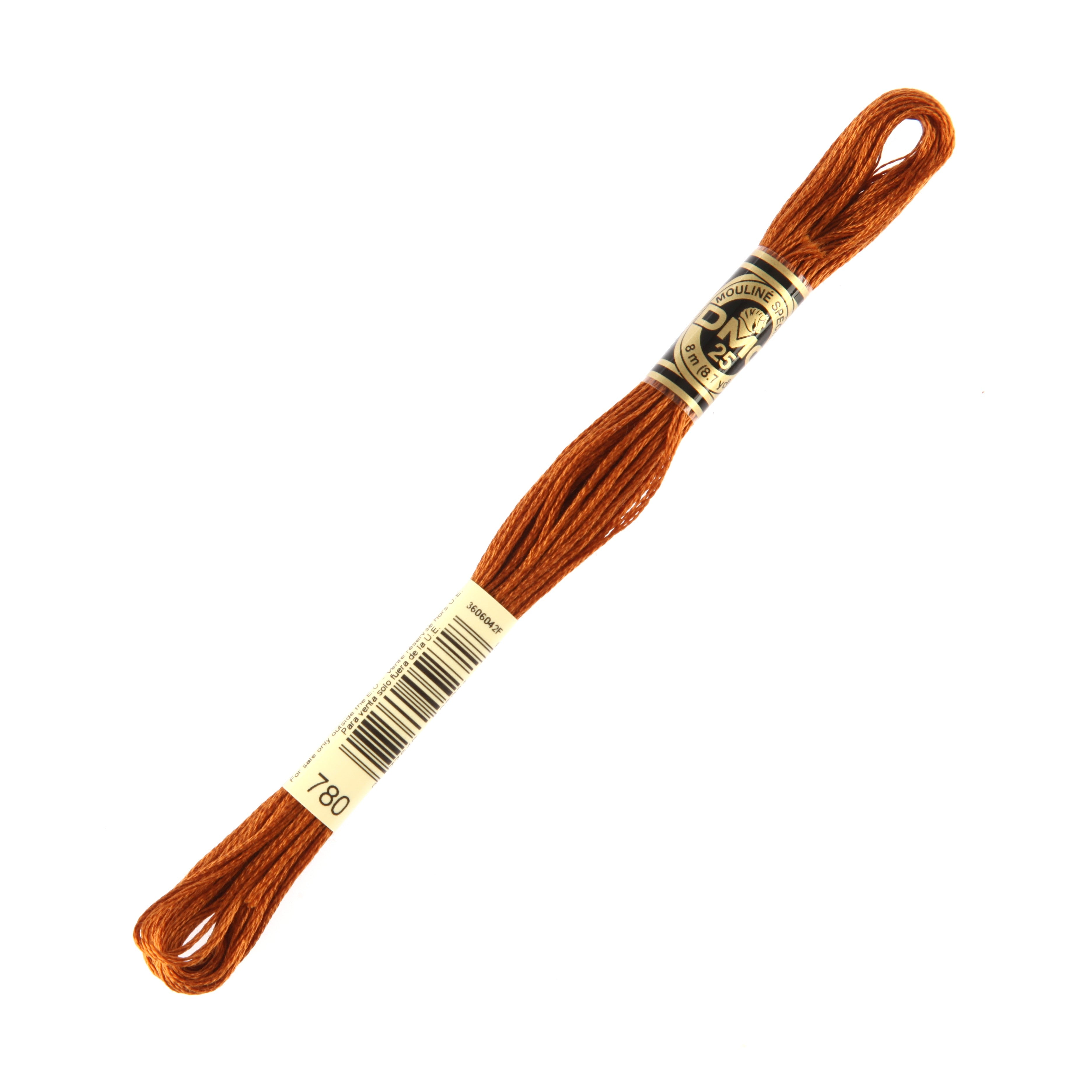DMC Mouline Special 8 m Embroidery Thread, Brown - 780