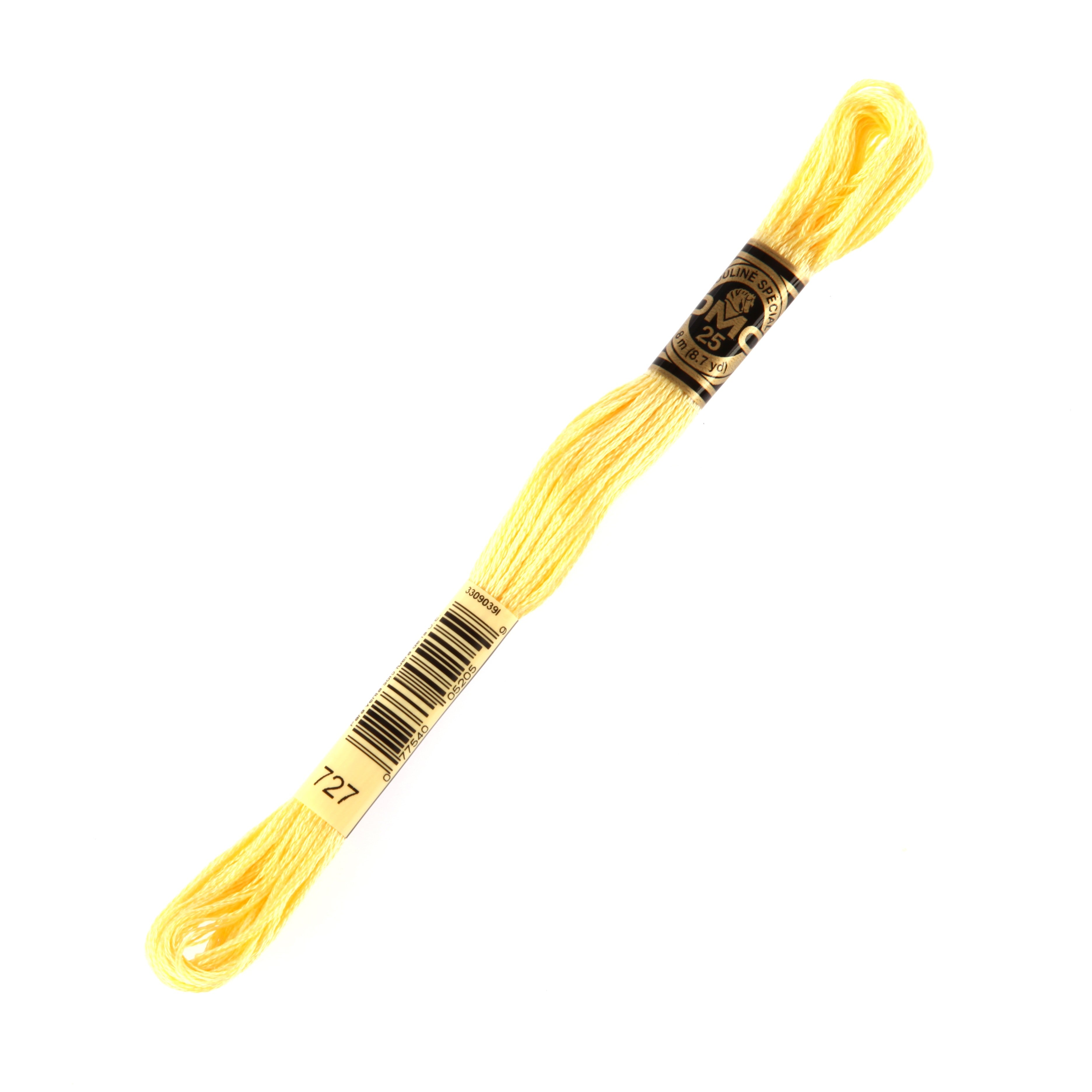 DMC Mouline Special 8 m Embroidery Thread, Yellow - 727