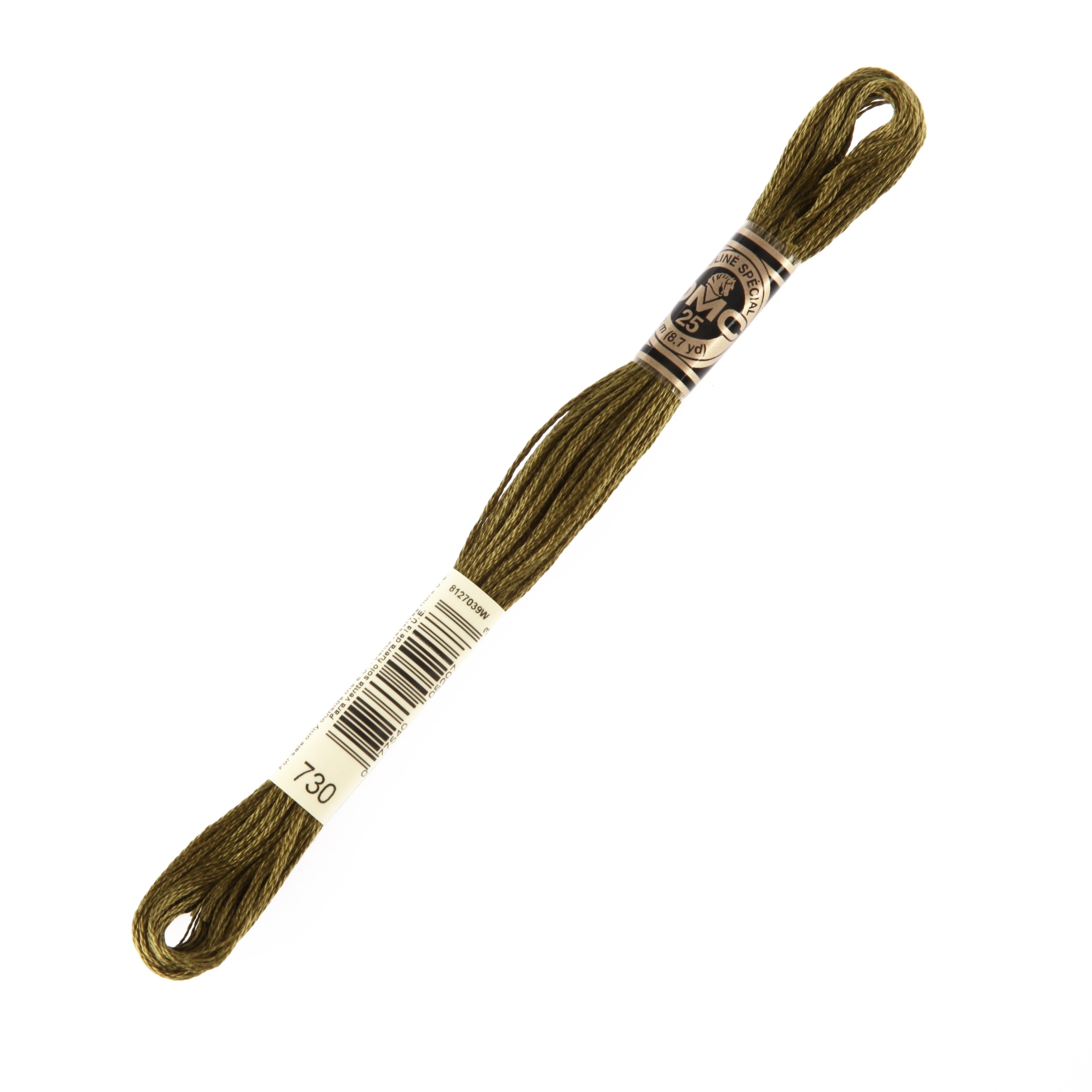 DMC Mouline Special 8 m Embroidery Thread, Brown - 730