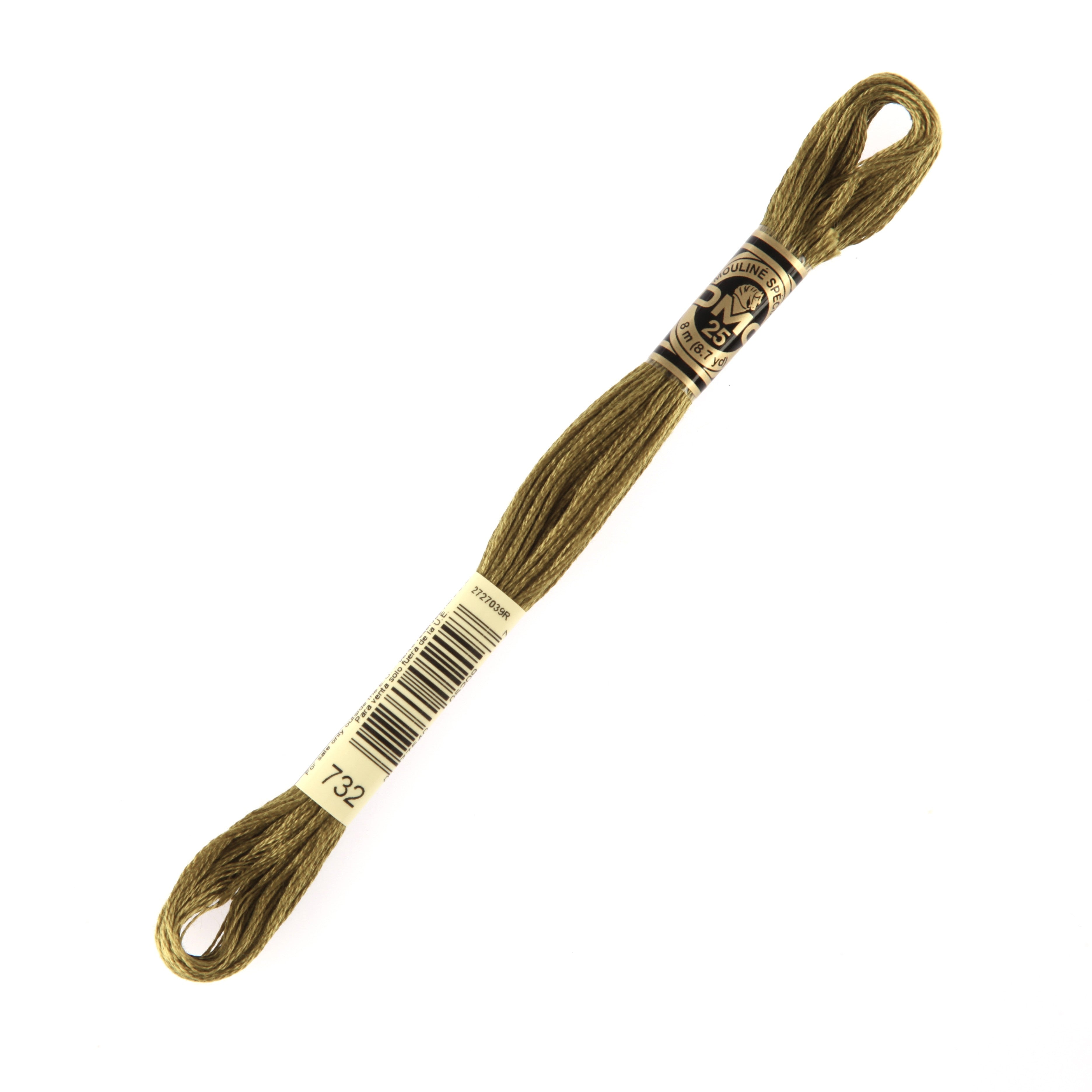 DMC Mouline Special 8 m Embroidery Thread, Green - 732