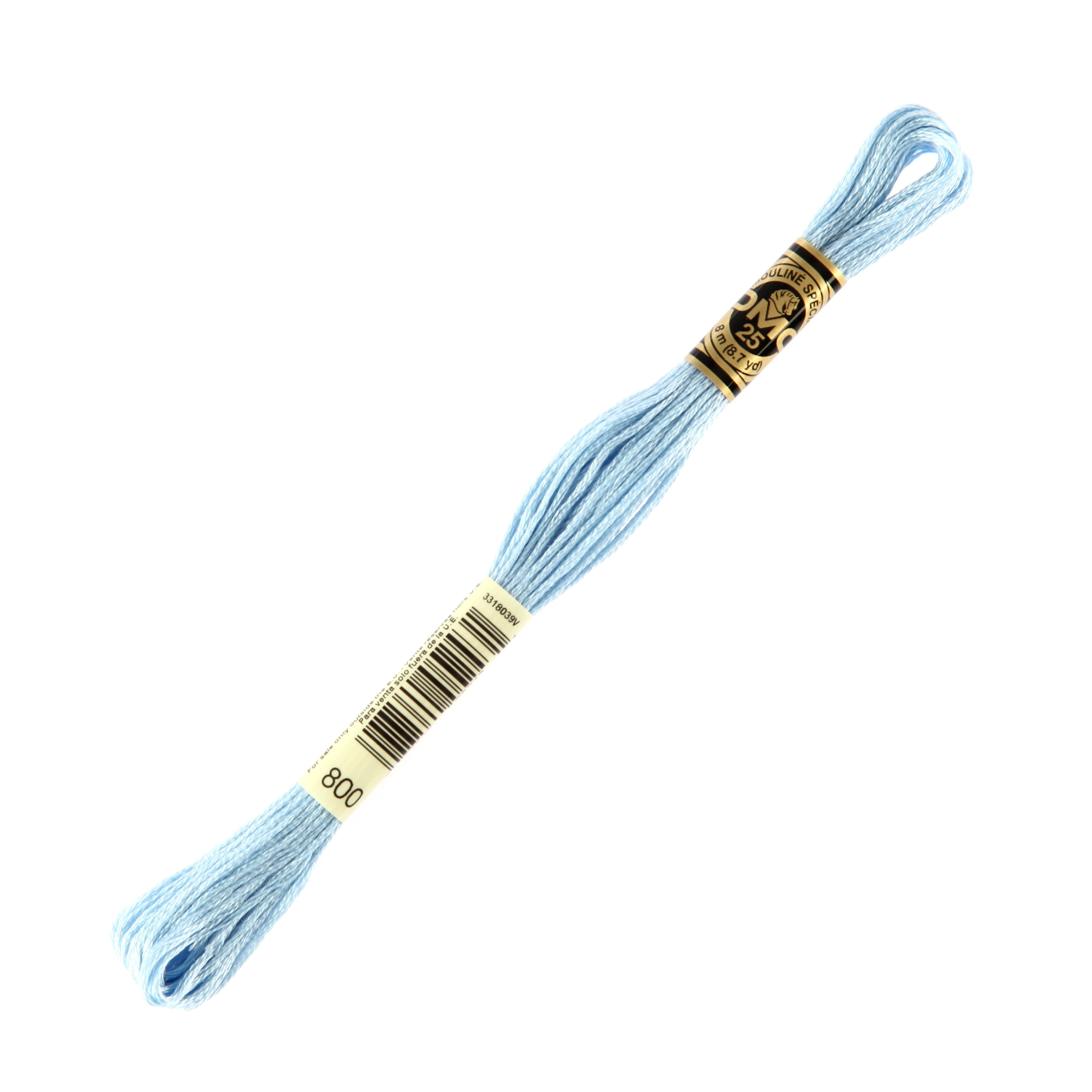 DMC Mouline Special 8 m Embroidery Thread, Blue - 800
