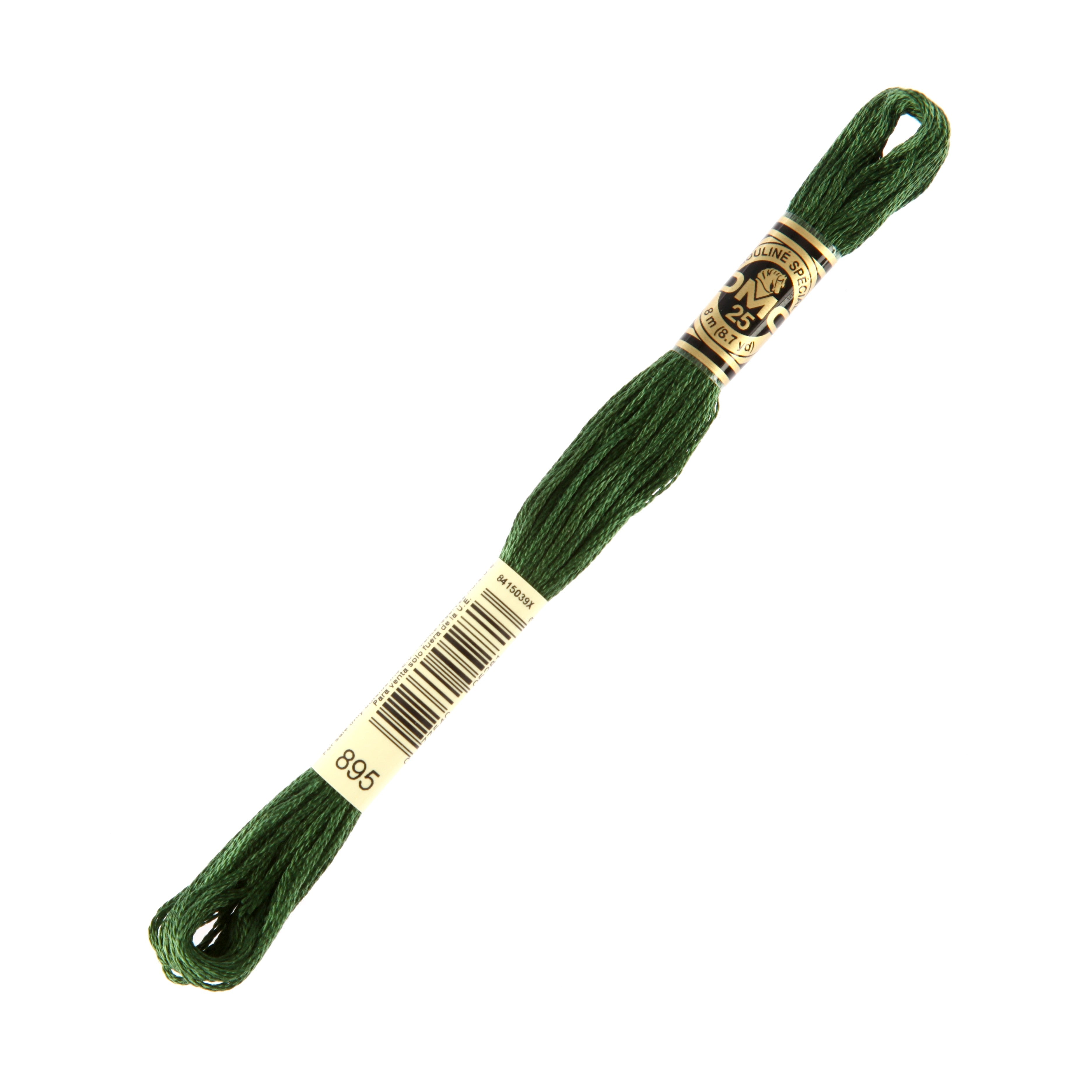 DMC Mouline Special 8 m Embroidery Thread, Green - 895