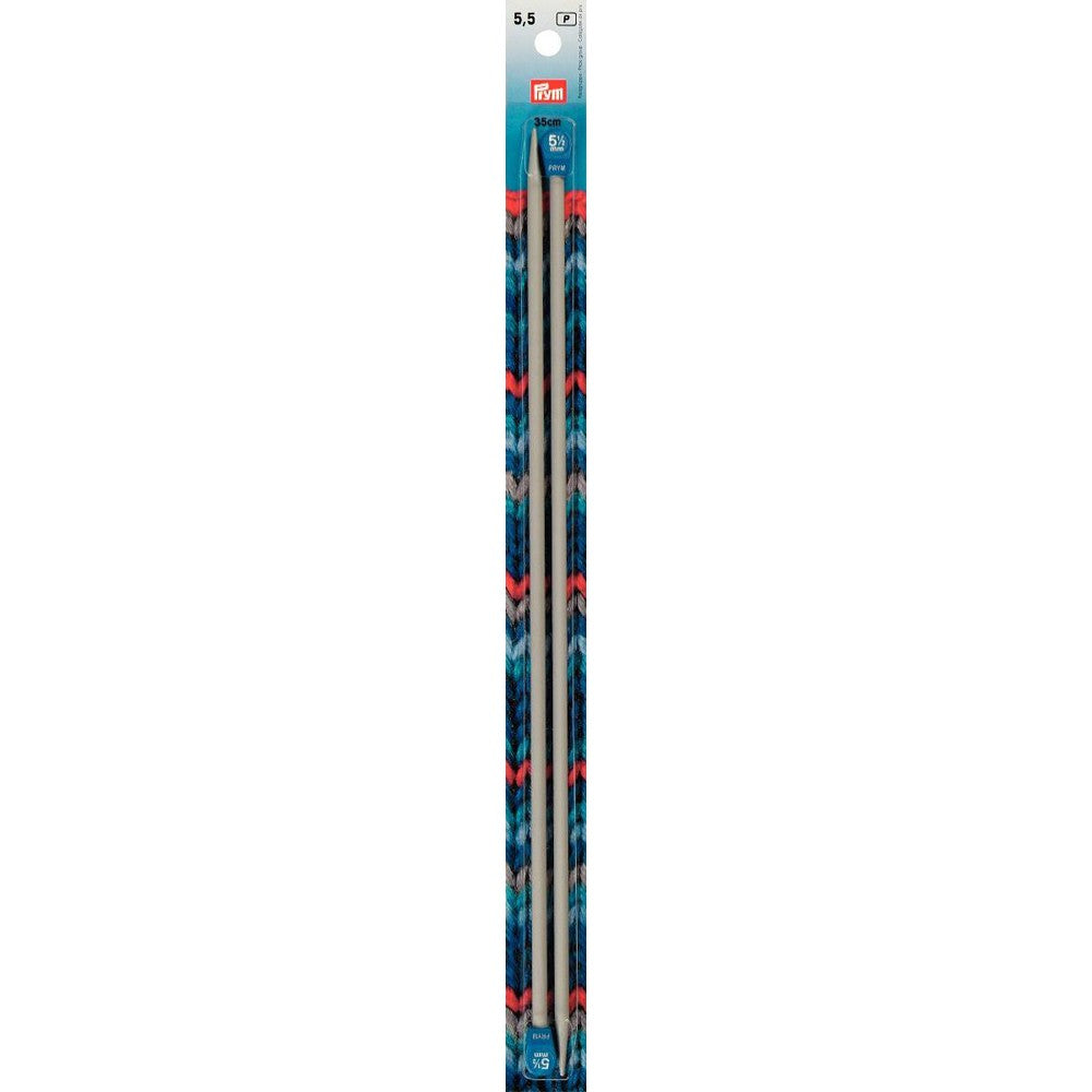 PRYM 5.5 mm 35 cm Aluminium Knitting Needles - 191468