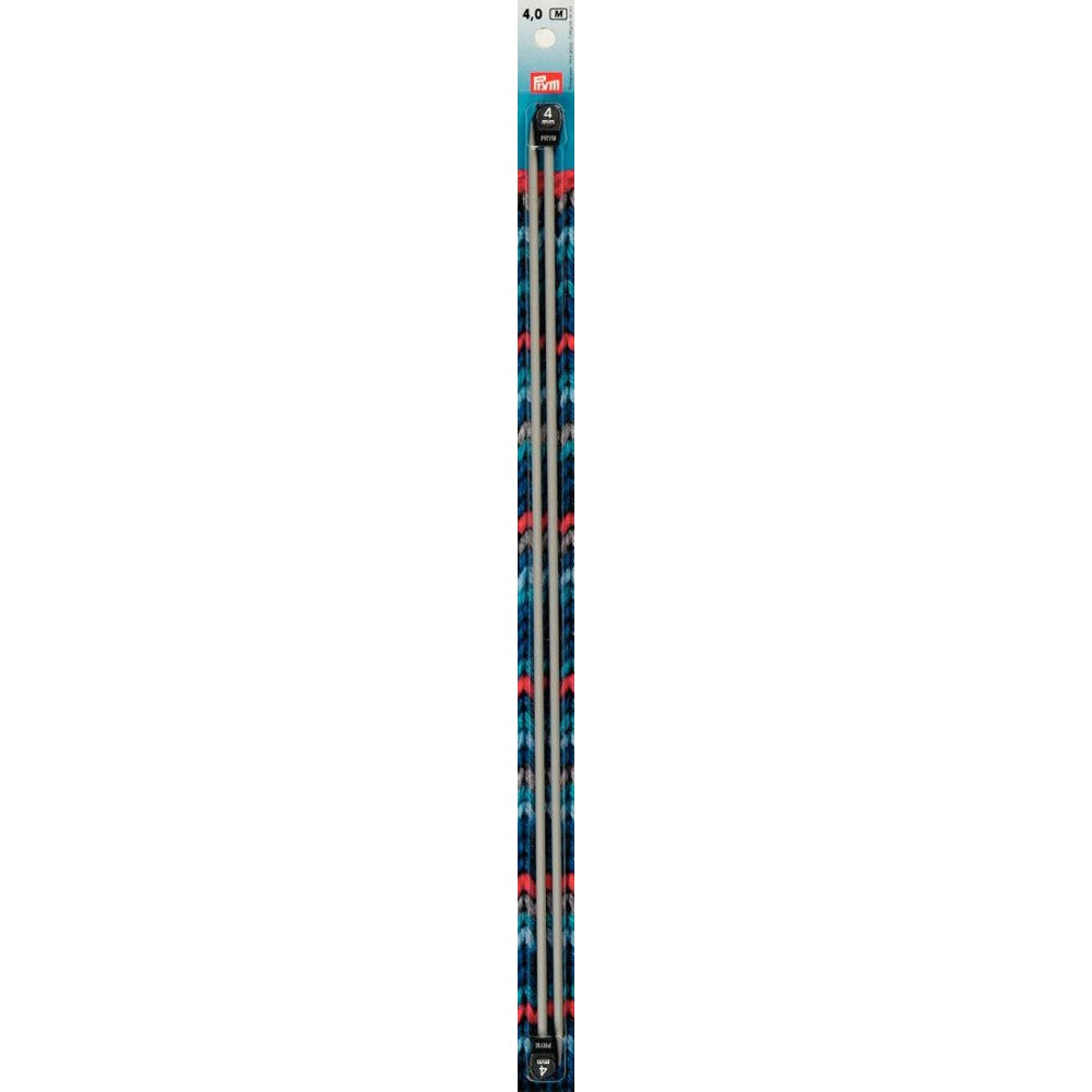 PRYM 4 mm 40 cm Aluminium Knitting Needles - 191476