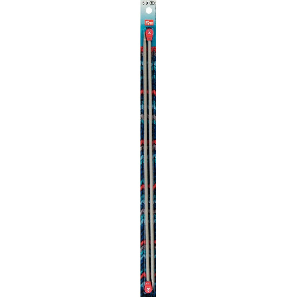 PRYM 5 mm 40 cm Aluminium Knitting Needles - 191478