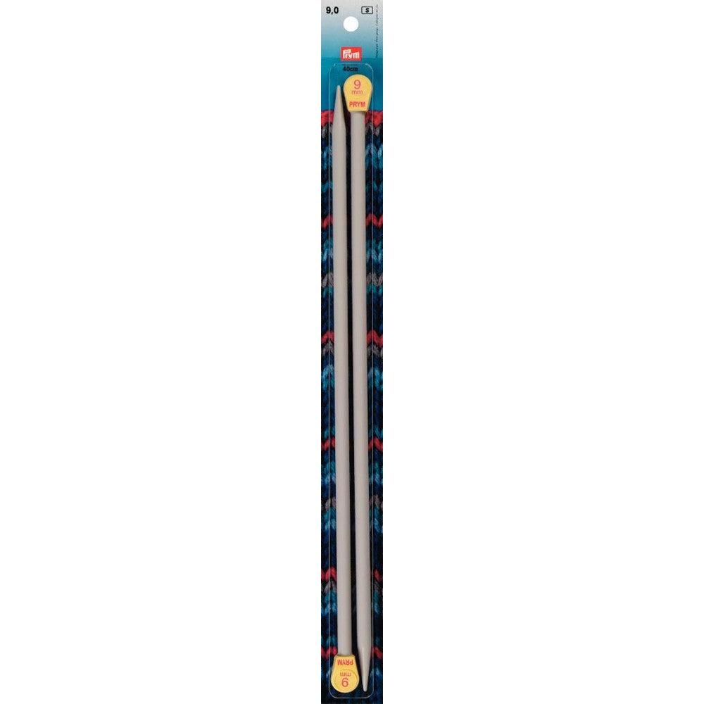 PRYM 9 mm 40 cm Aluminium Knitting Needles - 218231
