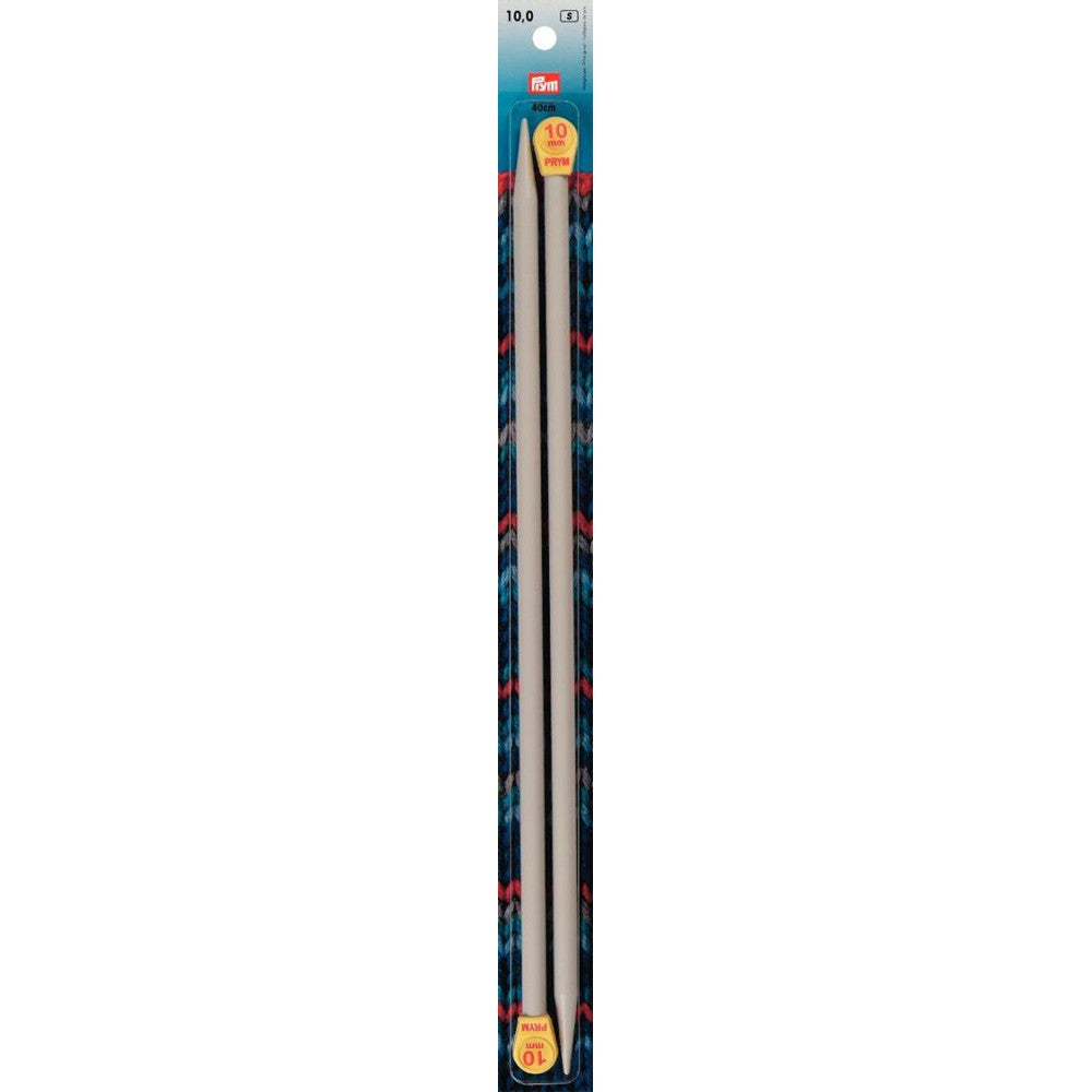 PRYM 10 mm 40 cm Aluminium Knitting Needles - 218232