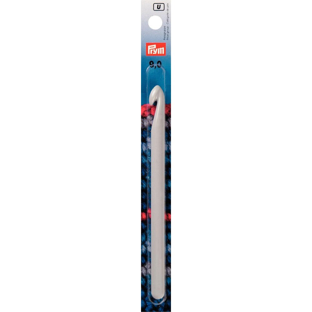 PRYM 9 mm 14 cm Plastic Crochet Hook For Wool - 218502