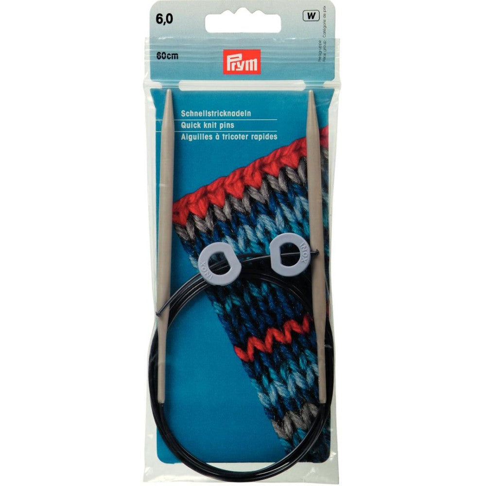 PRYM 6 mm 60 cm Flexible Circular Knitting Needle - 218921