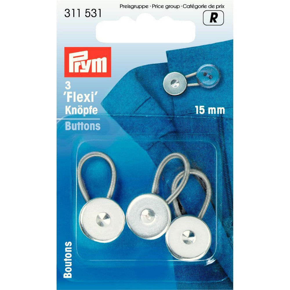 PRYM 15 mm Flexi Buttons - 311531
