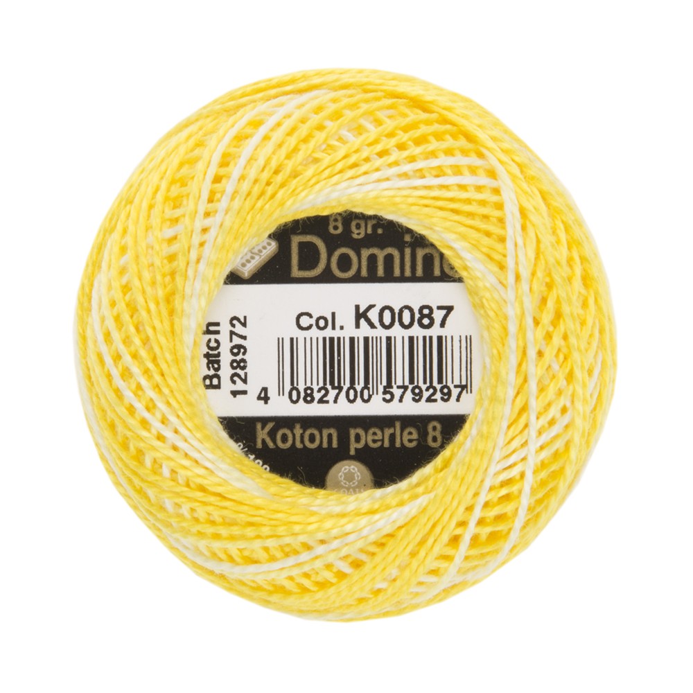 Domino Cotton Perle Size 8 Embroidery Thread (8 g), Variegated - 4598008-K0087