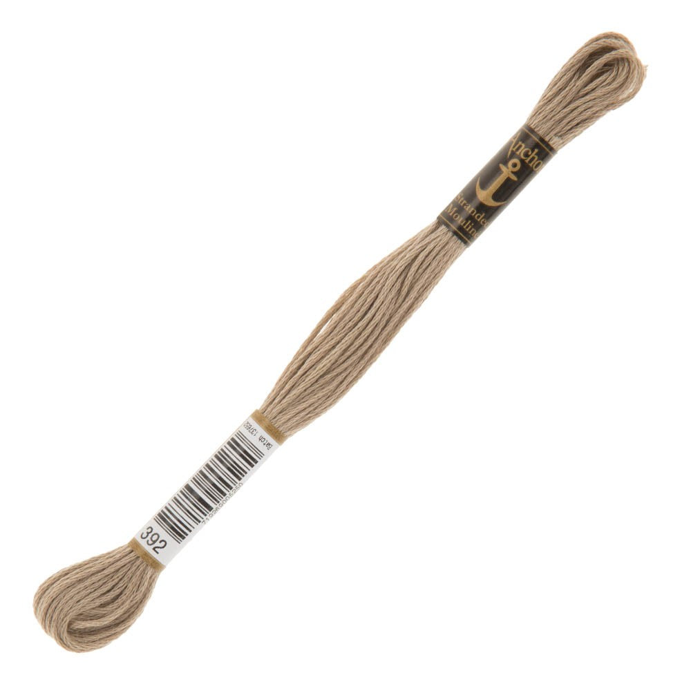 392: Anchor Stranded Mouline Cotton Skein - 8m 392: Anchor Stranded Mouline Cotton Skein - 8m