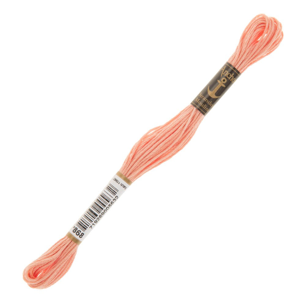 868: Anchor Stranded Mouline Cotton Skein - 8m 868: Anchor Stranded Mouline Cotton Skein - 8m