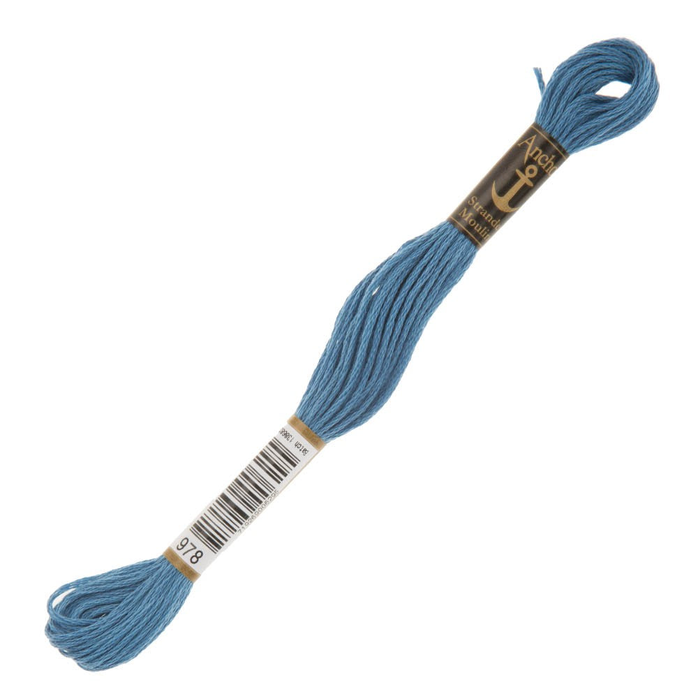 978: Anchor Stranded Mouline Cotton Skein - 8m 978: Anchor Stranded Mouline Cotton Skein - 8m