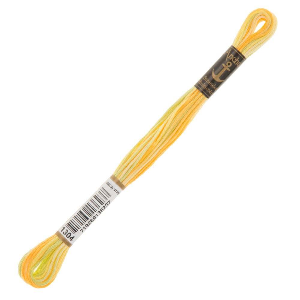 Anchor Stranded Mouline Embroidery Thread, 8m, Variegated - 1304