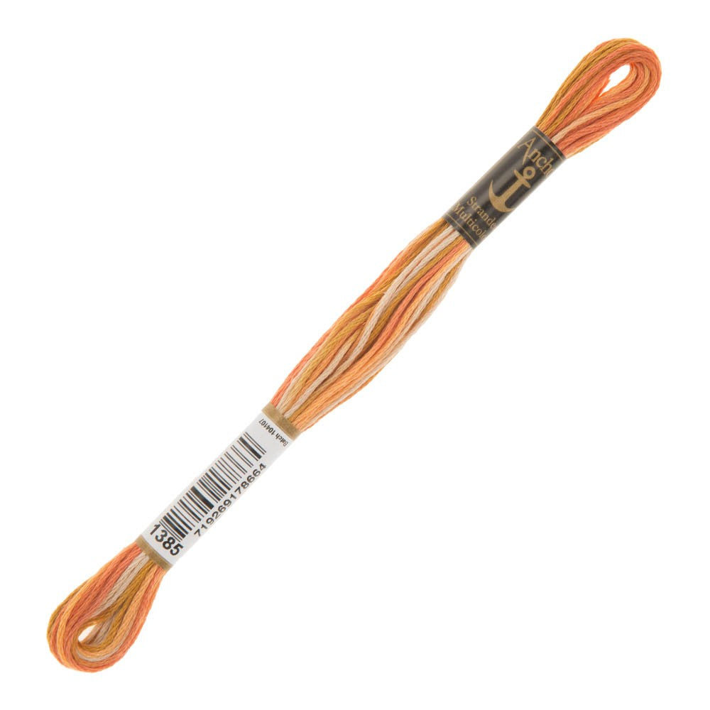 Anchor Stranded Mouline Embroidery Thread, 8m, Variegated - 1385