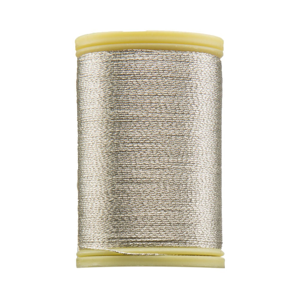 Anchor No:14 10g Metallic Machine Embroidery Thread, Grey - 24853340