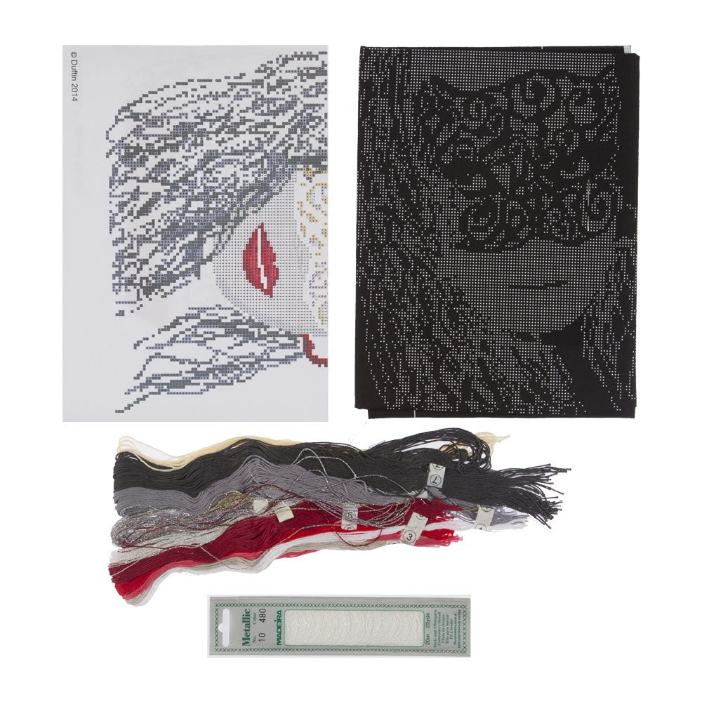 Duftin Petit Knots MascheroStamped Embroidery Kit - 13045-AA0361