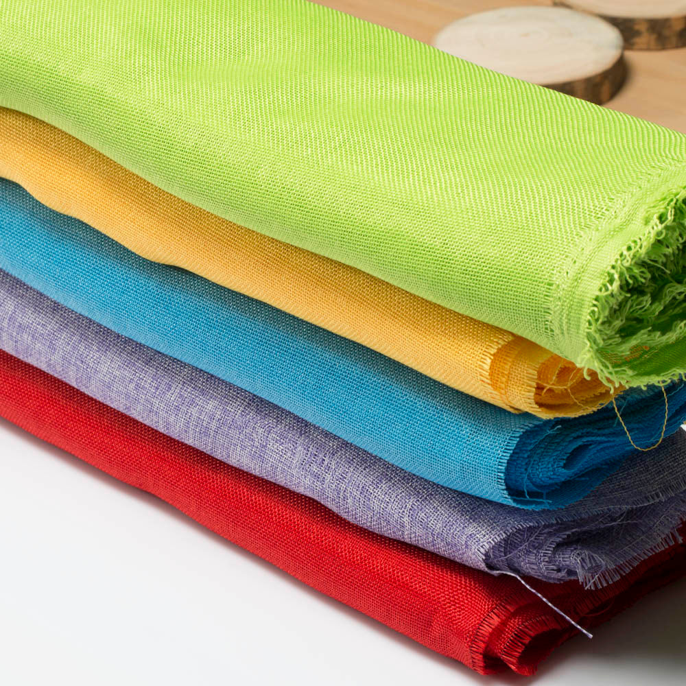 La Mia 100 cm x 1 m Jute Fabric, Red - J19