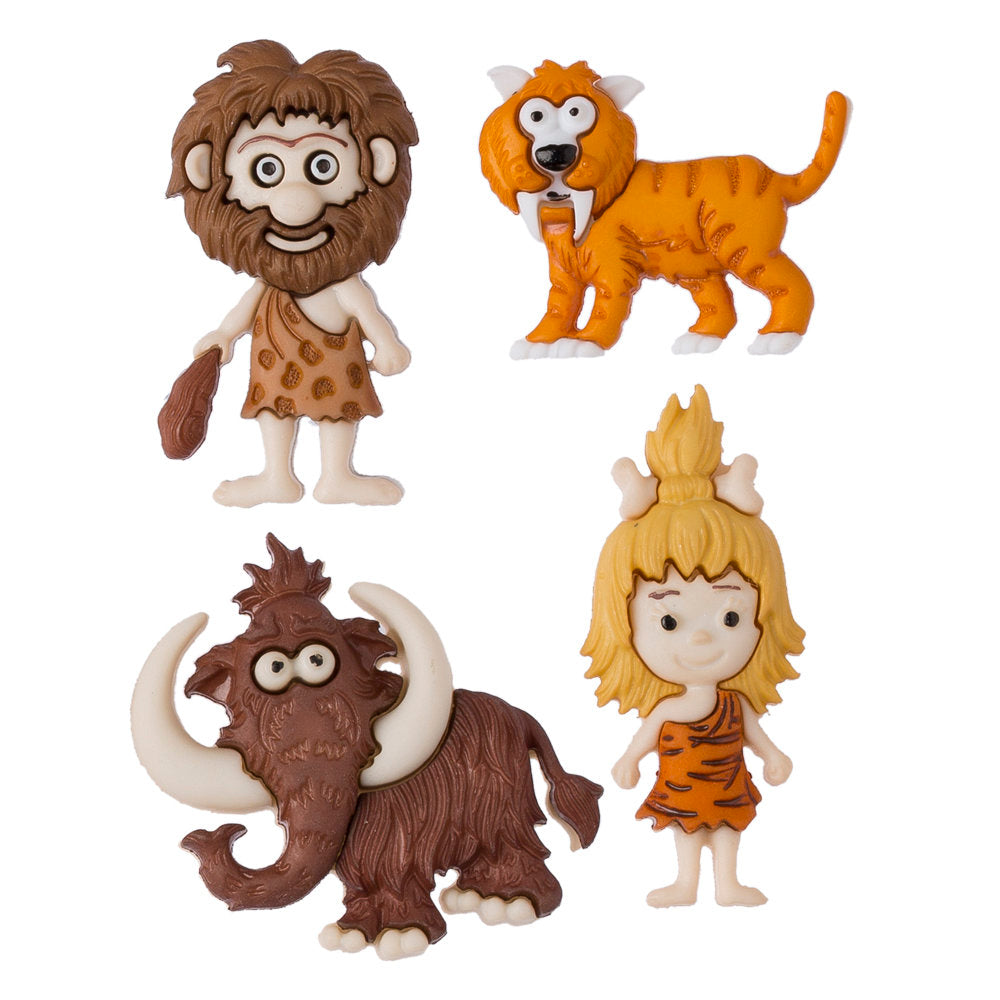 Dress It Up Creative Button Assortment, Stone Age - 8306
