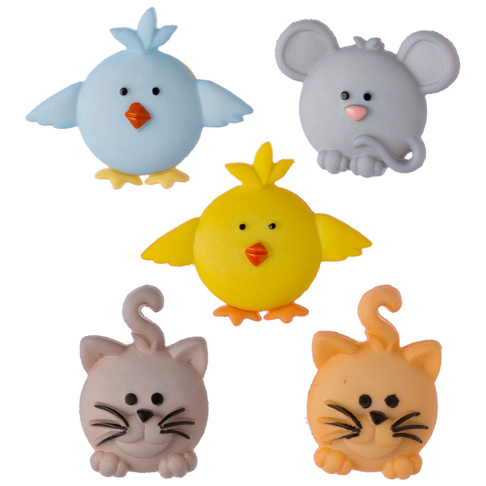 Dress It Up Creative Button Assortment, Pudgy Pets - 6557