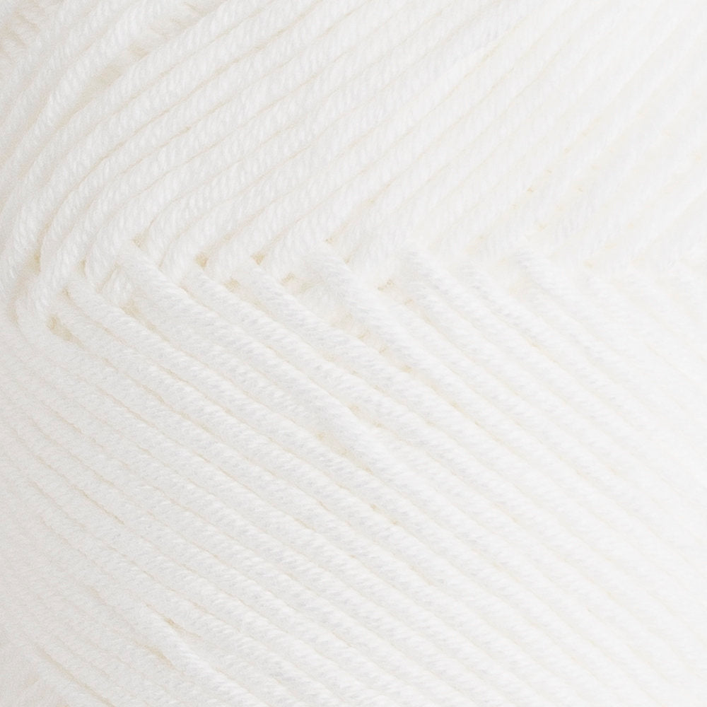 La Mia Baby Cotton Yarn, White - L001