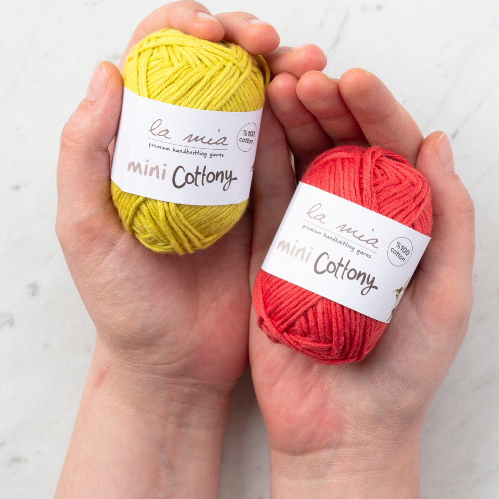 La Mia Mini Cottony 20 Skeins yarn, Assorted colors - V1