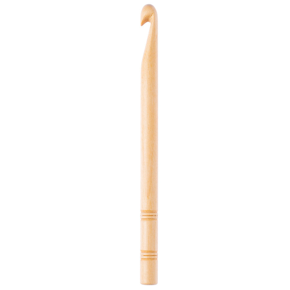 KnitPro Basix Birch 10 Mm 15 Cm Wooden Crochet Hook - 35707