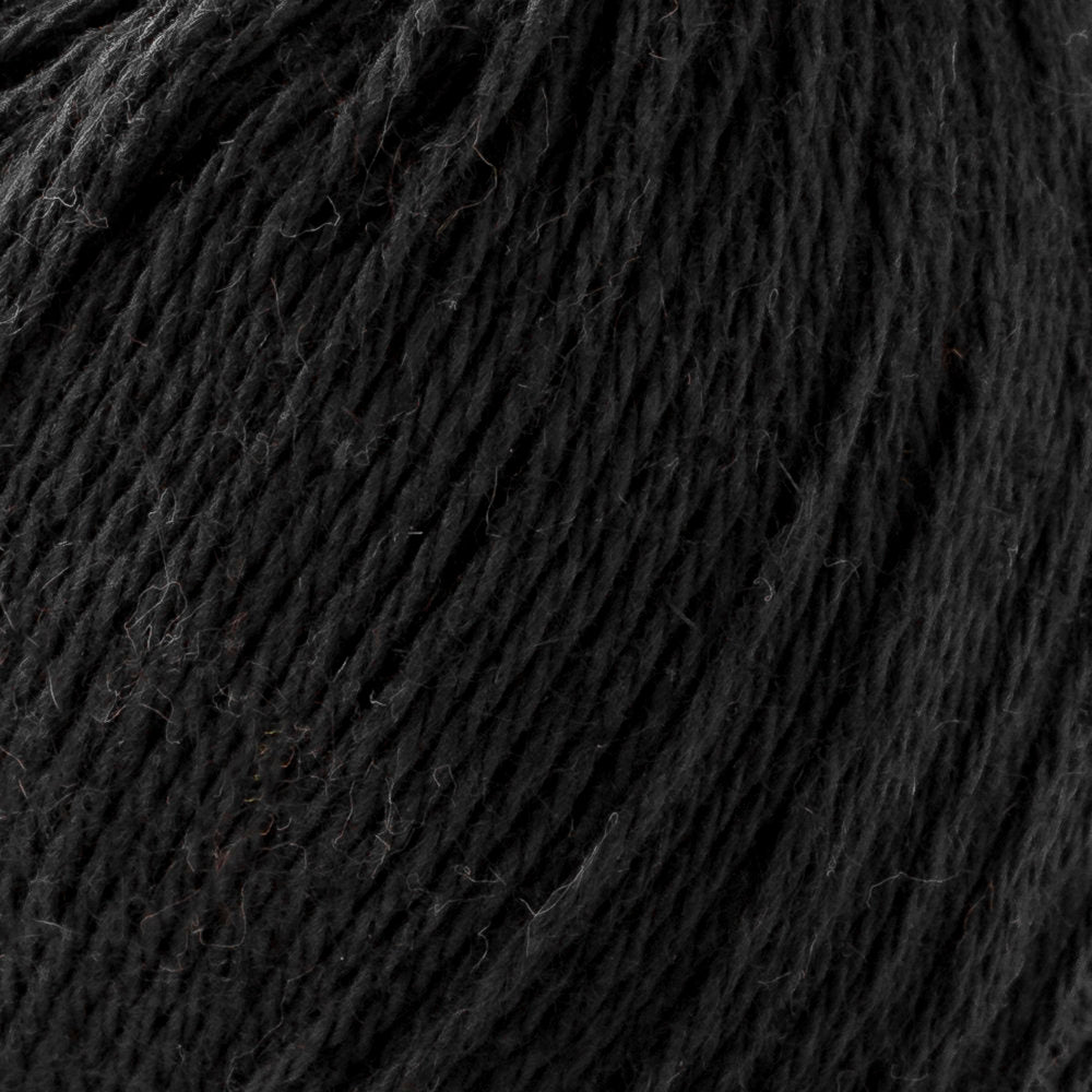 La Mia Linen Cotton Yarn, Black - L006